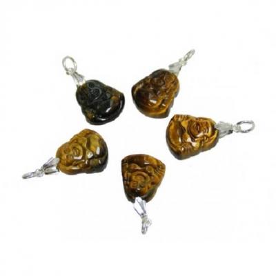 Pendentif Bouddha Oeil de tigre