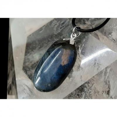 Pendentif Labradorite argent ovale