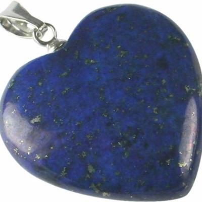 Pendentif Coeur Lapis Lazuli 25 mm