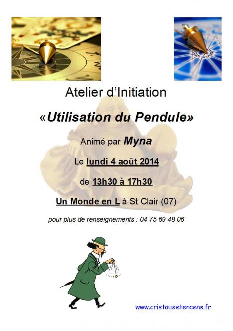 Affiche ateliers pendules