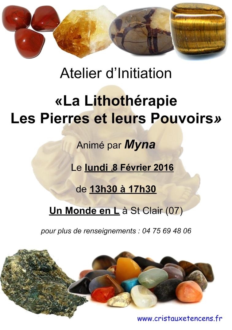 Les Pierres Dinfinite Et Leurs Pouvoirs Atelier "Les Pierres et leurs Pouvoirs"