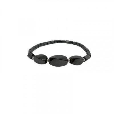 Bracelet Hématite et perles