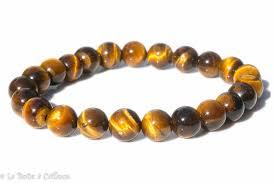 Bracelet Oeil de Tigre 10 mm Homme