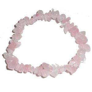 Bracelet baroque Quartz Rose