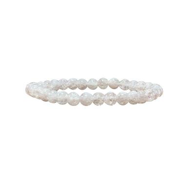 Bracelet Cristal de Roche craquelé 6 mm