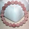 Bracelet Quartz Rose 8 mm