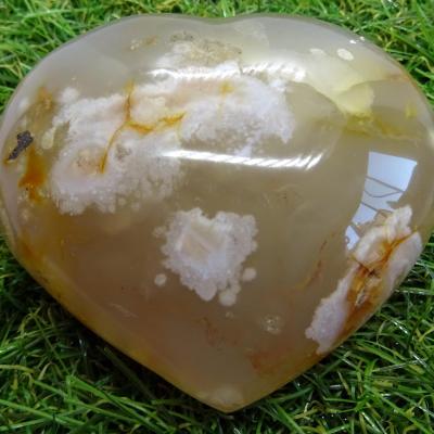 Coeur Agate Fleur