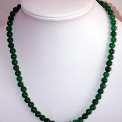 Collier Jade Roulé 6 mm 45 cm