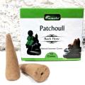 Cones back flow patchouli