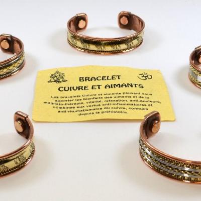 Bracelet Cuivre Magnétique Large