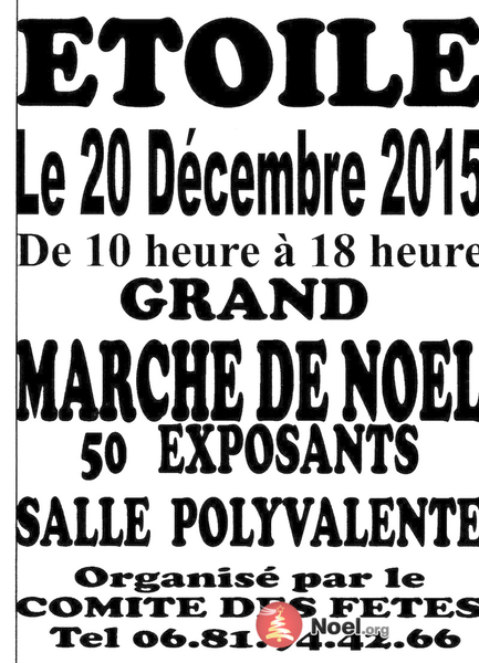 Marche noel etoile sur rhone l 9594372