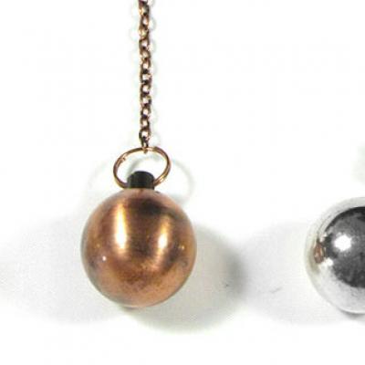 Pendule Boule Témoin Cuivré