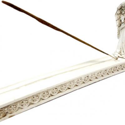 Porte Encens Ange blanc