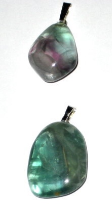 Pendentif Fluorite Verte