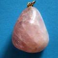 Pendentif Quartz Rose
