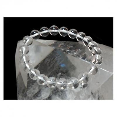 Bracelet Cristal de Roche  6 mm