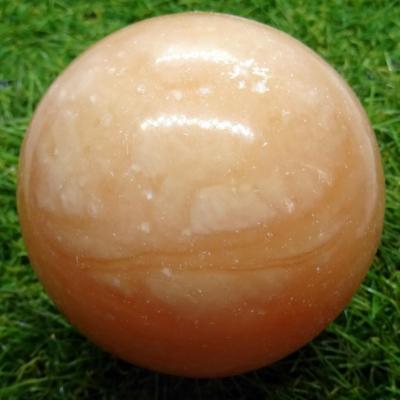 Sphère  Calcite orange