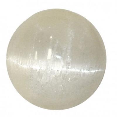Sphère Sélénite blanche - 50 à 70 mm